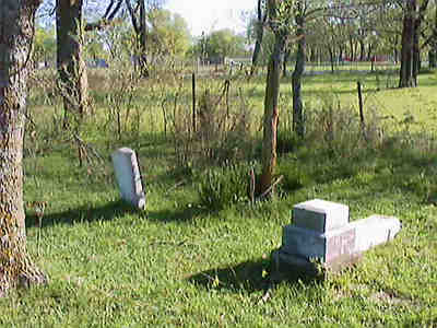 View of entire cemetery